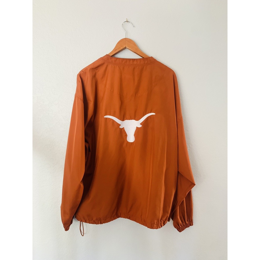 Vintage Texas Longhorns Football Pullover Windbreaker XL 90s Turfer Sport FLAW
